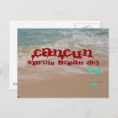 2013年春休みビーチ波はがき ポストカード (正面/裏面)