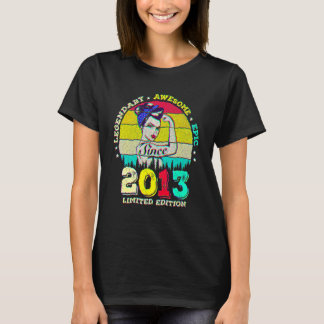 2013年生まれのレジェンド9歳 9歳の誕生日おめでとう Tシャツ