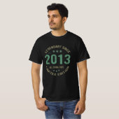 2013年生まれのレジェンド 誕生日ギフト オリジナル Tシャツ (正面フル)