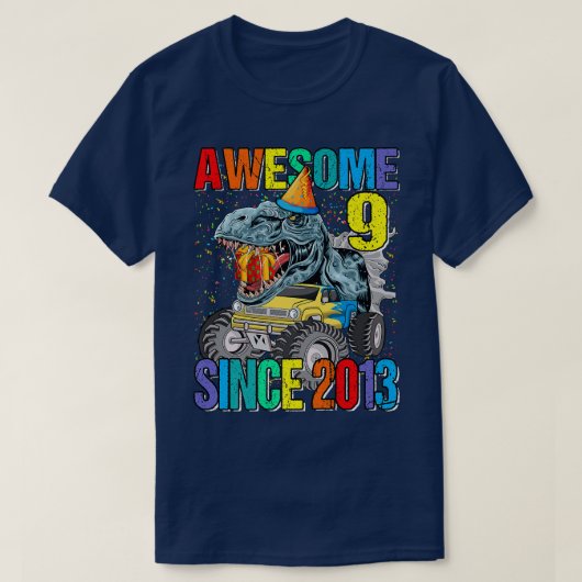 2013年素晴らし恐竜怪獣トラック9th Bi以来9 Tシャツ (デザイン正面)