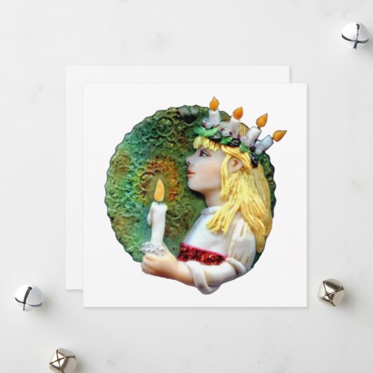 2013年聖ルシアの日  ホリデーカード JL Biel (正面/裏面インサイチュ)