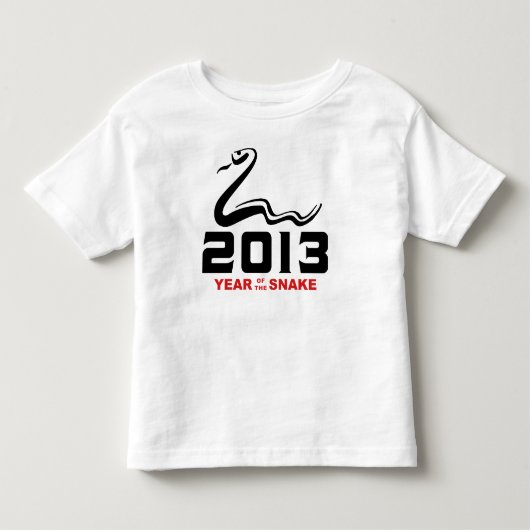 2013年間のヘビ トドラーTシャツ (正面)