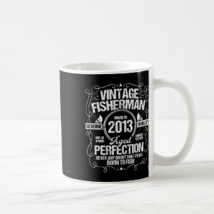 2013年魚釣り誕生日2013年生まれ コーヒーマグカップ