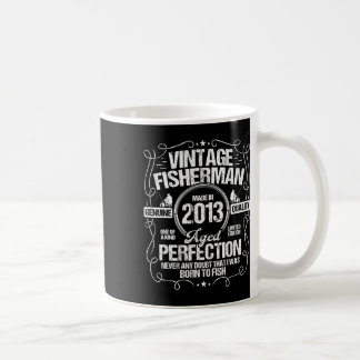 2013年魚釣り誕生日2013年生まれ コーヒーマグカップ