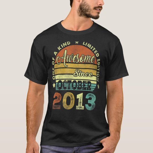 2013年10月素晴らし9日誕生日9周年 Tシャツ (正面)