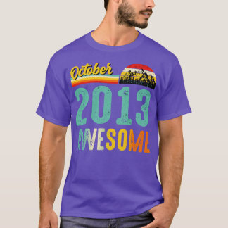 2013年10月誕生日ギフトシャツヴィンテージ10月2日 Tシャツ