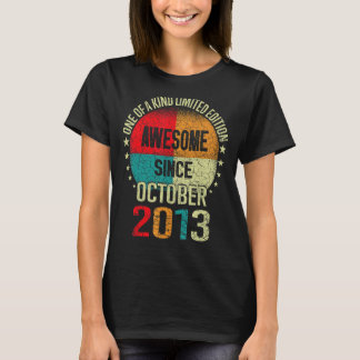 2013年10月9日素晴らし生以来9歳 Tシャツ