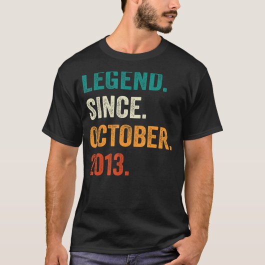 2013年10月9th Birから9年前のギフト伝説 Tシャツ (正面)