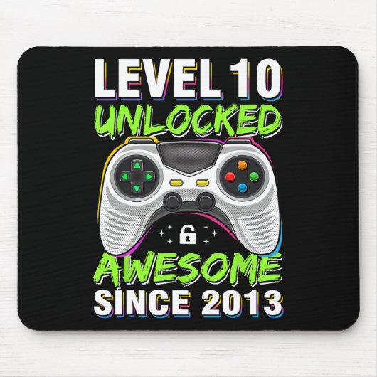 2013年10素晴らし回誕生日Gamin以来10回 マウスパッド (正面)