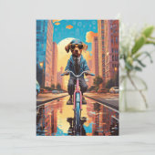 2013年12月11日(土)に自転車に乗るイヌ 招待状 (スタンド正面)