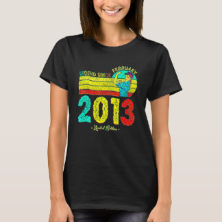 2013年2月生まれの9歳の誕生日 2013年以来の伝説 Tシャツ