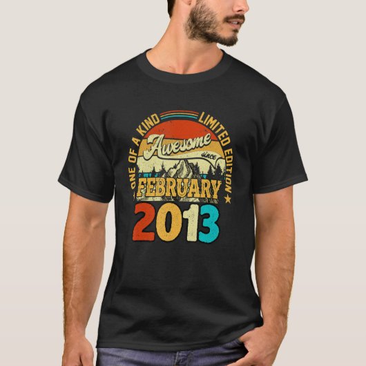 2013年2月10日素晴らし誕生から10歳 Tシャツ (正面)