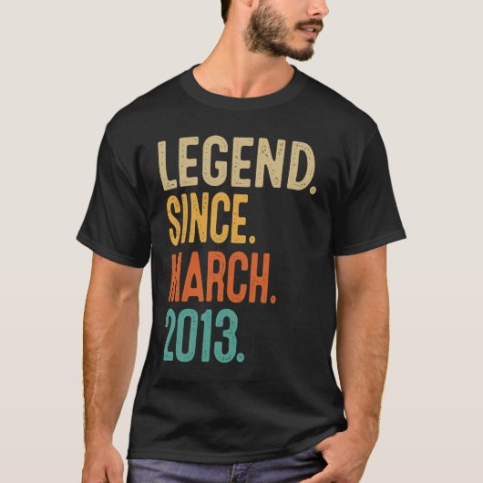 2013年3月以来10誕生日伝説10年 Tシャツ (正面)