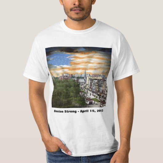 - 2013年4月15日を記念して…強いボストン Tシャツ (正面)
