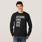 2013年6月以来9歳9素晴らし誕生日 Tシャツ (正面フル)