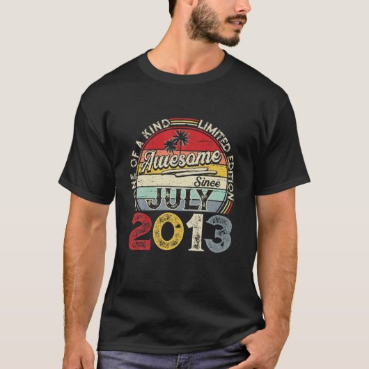 2013年7月限定版コーディネートレトロ8th Bday Gi Tシャツ (正面)