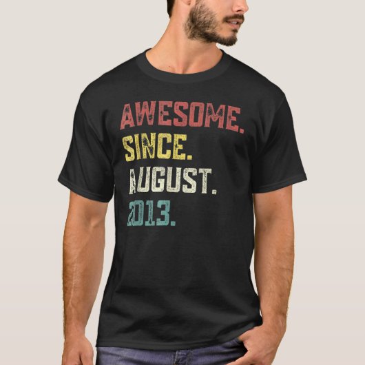 2013年9威厳がある誕生日9歳 Tシャツ (正面)