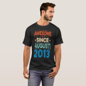 2013年9素晴らし回威厳がある誕生日9歳 Tシャツ (正面フル)