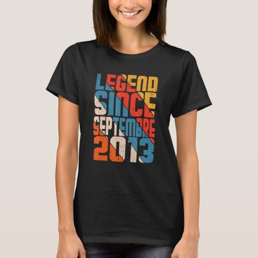 2013年9素晴らし月以来9番目の誕生日9年 Tシャツ (正面)