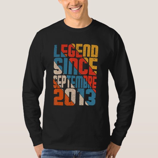 2013年9素晴らし月以来9番目の誕生日9年 Tシャツ (正面)