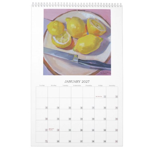 2013年: サラSedwick著絵画のカレンダー カレンダー (1月 2027)