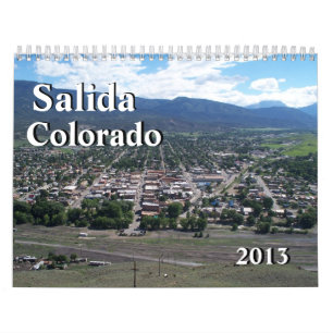 2013年Salida、コロラド州のカレンダーの カレンダー