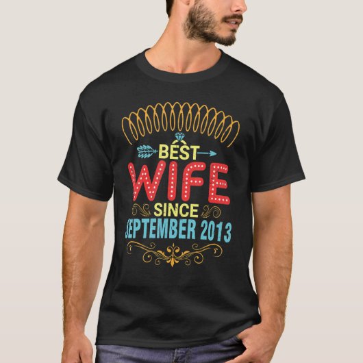2013最高の年9月以結婚後妻9年 Tシャツ (正面)