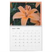 2013本の美しいユリのカレンダーはそれを個人化します カレンダー (3月 2026)