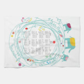 2013枚のカレンダーの台所タオルカスタマイズ キッチンタオル (横)