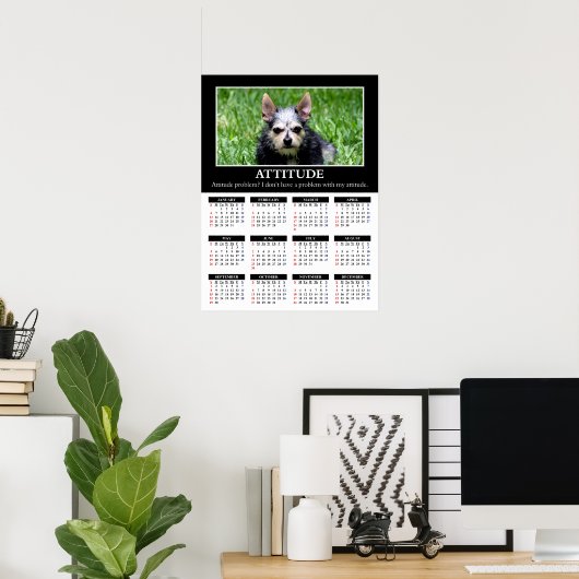 2013民主的な壁カレンダー:悪い態度 ポスター (ホームオフィス)