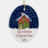 2013私の新しい家のクリスマス セラミックオーナメント (右)