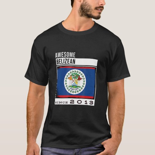 2013素晴らし年からBelizean Belizean 9誕生日 Tシャツ (正面)