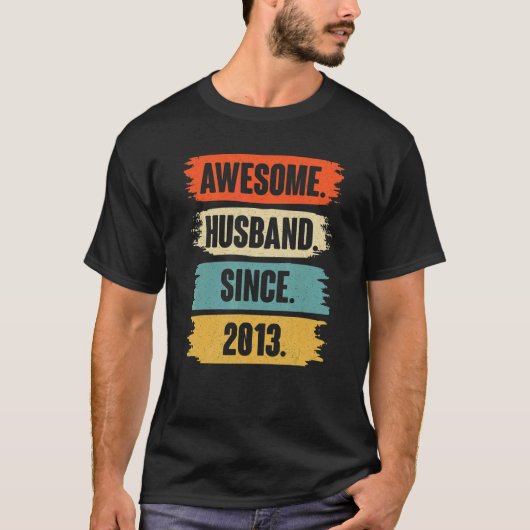 2013素晴らし年以来の夫ヴィンテージ9結婚のAnive Tシャツ (正面)