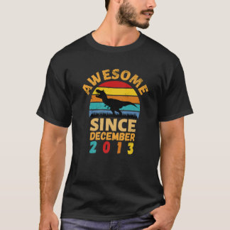 2013素晴らし年12月ヴィンテージ8誕生日D以降 Tシャツ