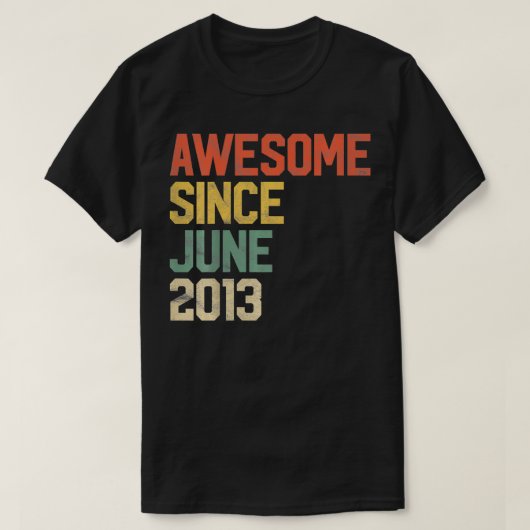 2013素晴らし年6月以降のキッズ8誕生日8 Y Tシャツ (デザイン正面)