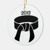 2013黒帯のオーナメント セラミックオーナメント (左)