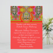 2013 エレガントな赤いパーソナライズされた結婚式の招待状 招待状 (スタンド正面)