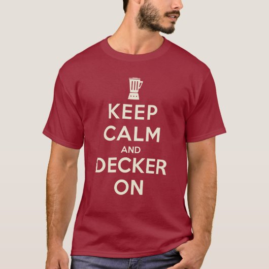 2013 保 Blender TシャツのCalm And Decker Tシャツ (正面)