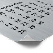 2013-2014 School Calendar Classroom Rules ポスター (角)