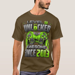 2013 9誕生日G以素晴らし降のレベル9のロック解除 Tシャツ