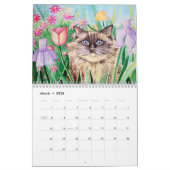 2013 Cat Calendar by Molly Harrison カレンダー (3月 2026)