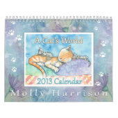 2013 Cat Calendar by Molly Harrison カレンダー (カバー)
