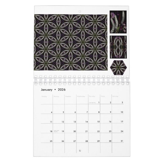 2013 Ellisの空の庭のカレンダーの年 カレンダー (1月 2026)