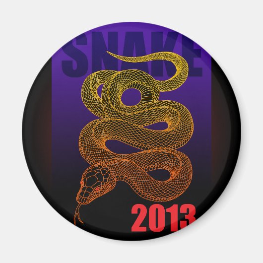 2013snake(a) マグネット (正面)