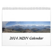 2014のアルプスのカレンダー カレンダー (カバー)