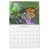 2014のインスピレーションのカレンダー-蝶 カレンダー (2月 2027)