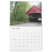 2014の屋根付橋のカレンダー カレンダー (3月 2027)