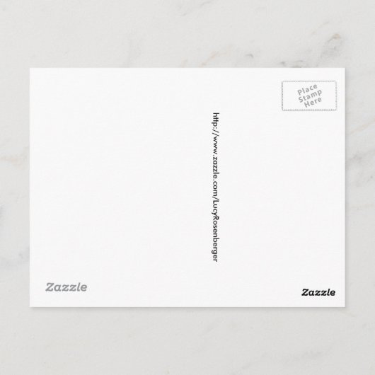 2014はがき空白の ポストカード (裏面)