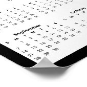 2014カスタム年フォトコラージカレンダポスター ポスター (角)