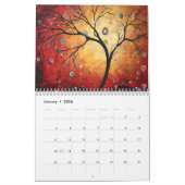 2014カラフル年お洒落暦美しい芸術 カレンダー (1月 2026)